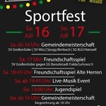 Sportfest 2022 Programm Flyer